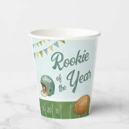 Fußballrookie des Jahres Pappbecher