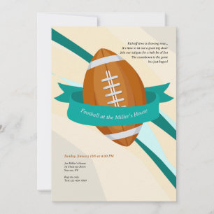 Fußballsaison Einladung