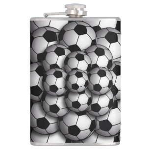 Fußballsaison Flachmann