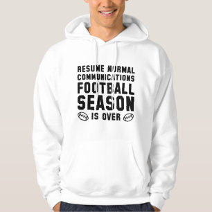Fußballsaison ist vorbei hoodie