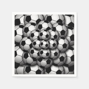 Fußballsaison Napkins Serviette