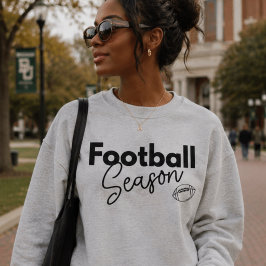 Fußballsaison, Süße Game Day-Crewneck-Pullover Sweatshirt
