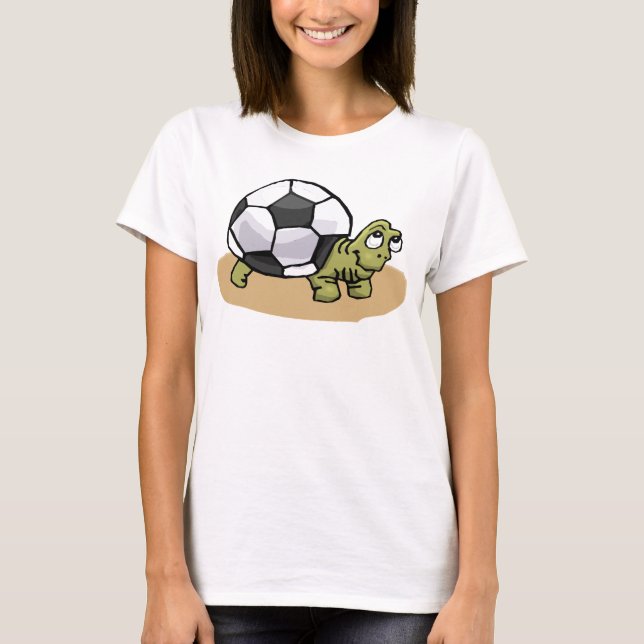 Fußballschildkröte T-Shirt (Vorderseite)