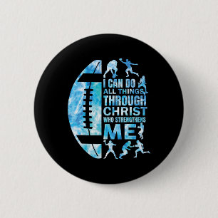 Fußballshirt Christliche Frauen Jungen Männer Chri Button