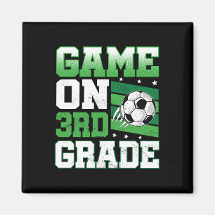 Fußballspiel der 3. Klasse Byck To School Niedlich Magnet