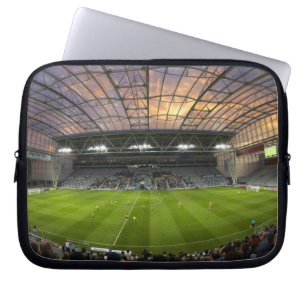 Fußballspiel, Forsyth Barr Stadium, Dunedin Laptopschutzhülle