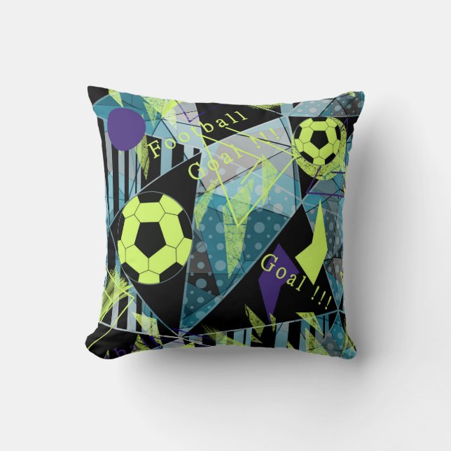 Fußballspiel Kissen (Vorderseite)