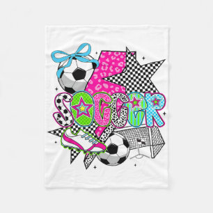 Fußballspiel-Tag Fußball-Mama Fußball-Mama Los geh Fleecedecke