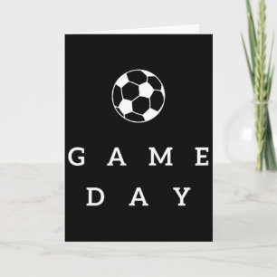 Fußballspiel-Tag Fußball-Mama Fußball-Mama Los Geh Karte