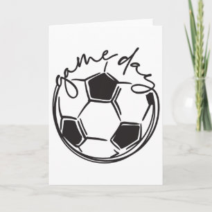 Fußballspiel-Tag Fußball-Mama Fußball-Mama Los Geh Karte