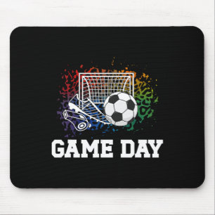 Fußballspiel Tag Tor Spiel Tag Fußball Mousepad