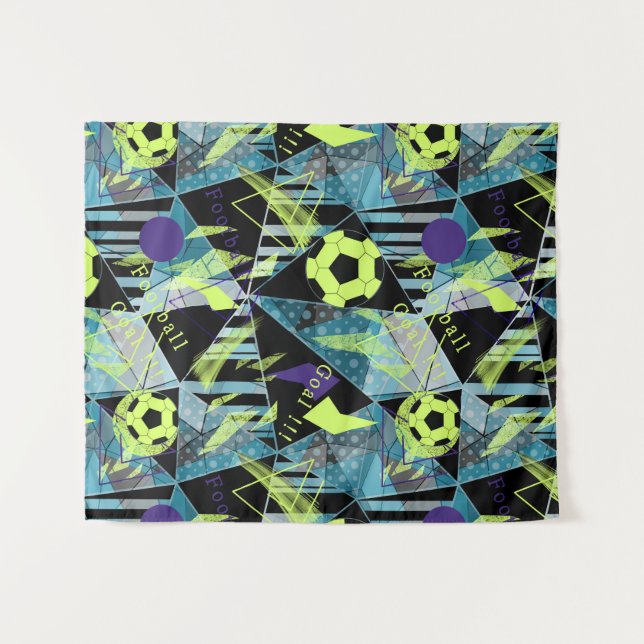 Fußballspiel Wandteppich (Vorderseite (Horizontal))