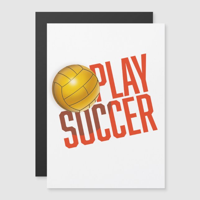Fußballspielen Magnetkarte (Vorne/Hinten)