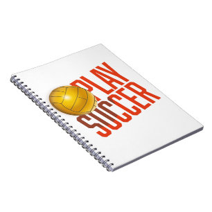 Fußballspielen Notizblock
