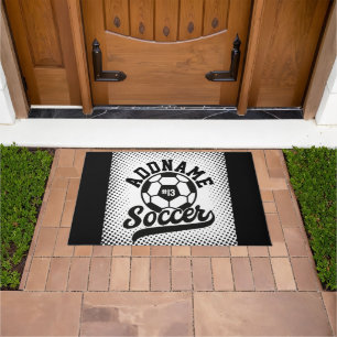 Fußballspieler ADD NAME Football Team Personalisie Fußmatte
