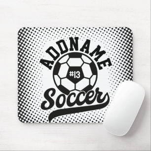 Fußballspieler ADD NAME Football Team Personalisie Mousepad