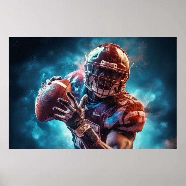 Fußballspieler Anderswo weltlich Dimension Fantast Poster (Vorne)