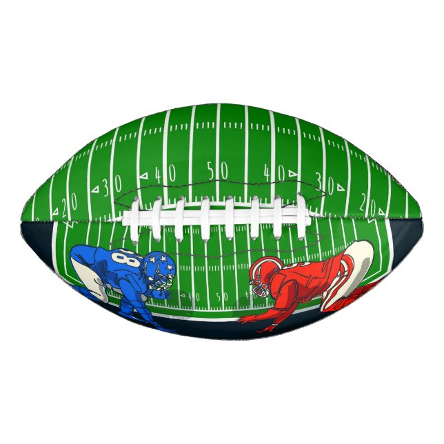 Fußballspieler auf dem Feld Football (Vorderseite)