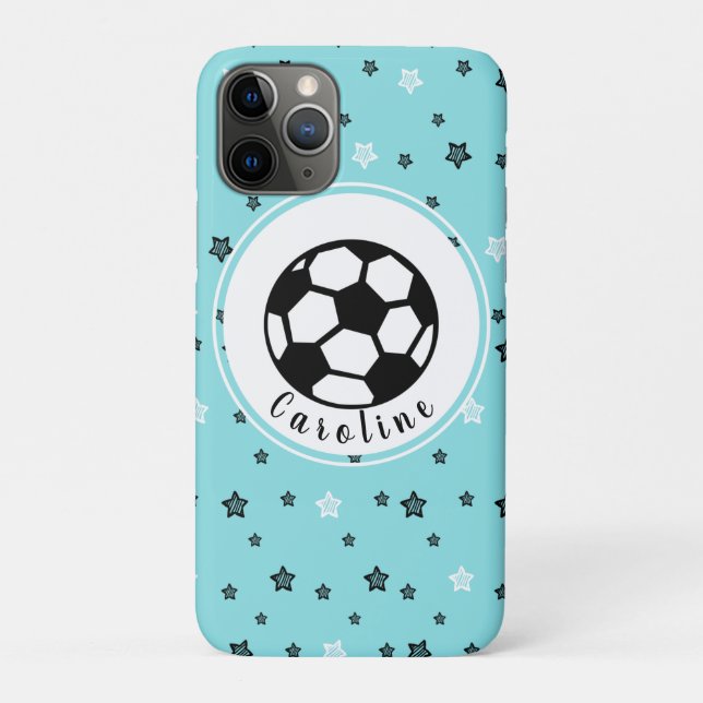 Fußballspieler Ball Ball Kid Athlete Personalisier Case-Mate iPhone Hülle (Rückseite)
