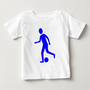 Fußballspieler - Blue Baby T-shirt