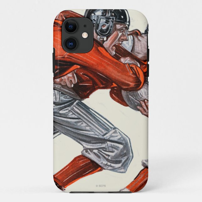 Fußballspieler Case-Mate iPhone Hülle (Rückseite)