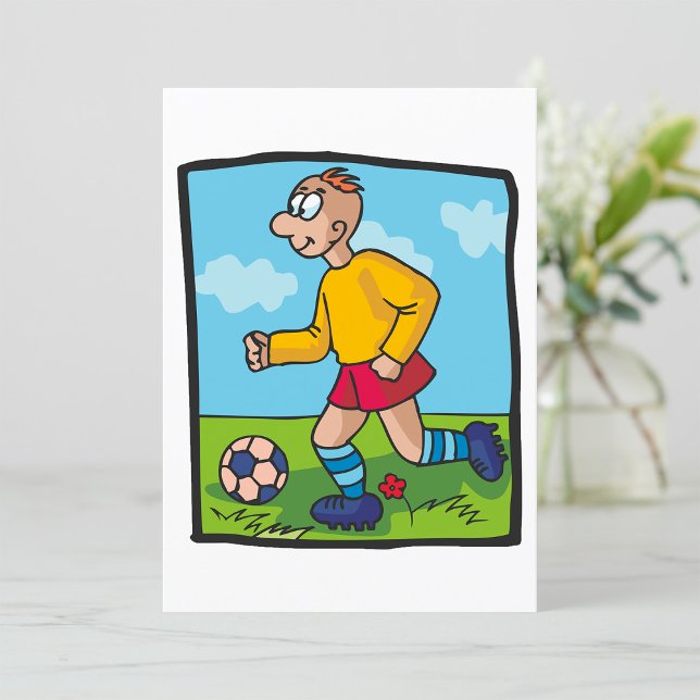 Fußballspieler Einladung (Von Creator hochgeladen)