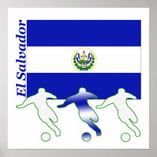 Fußballspieler - El Salvador Poster