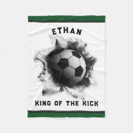 Fußballspieler Fleecedecke