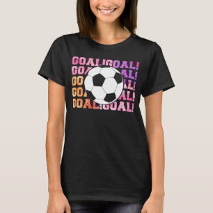 Fußballspieler für Girl Goalkeeper Kick Sister Mot T-Shirt