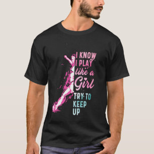 Fußballspieler für Girl Goalkeeper Kick Sister Mot T-Shirt