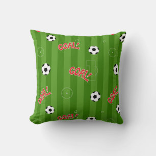 Fußballspieler, Fußballfeld Kissen