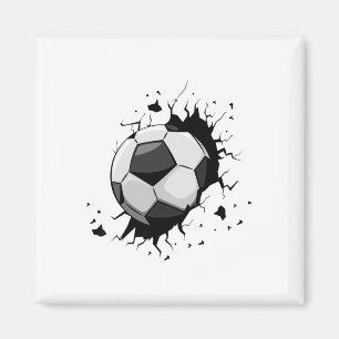 Fußballspieler Fußballmannschaft Grafik Sport Fußb Magnet