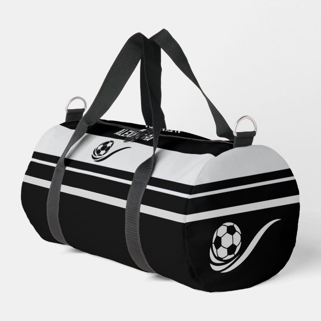 Fußballspieler, Fußballteam, Geburtstagsgeschenk Duffle Bag (Linke Seite)