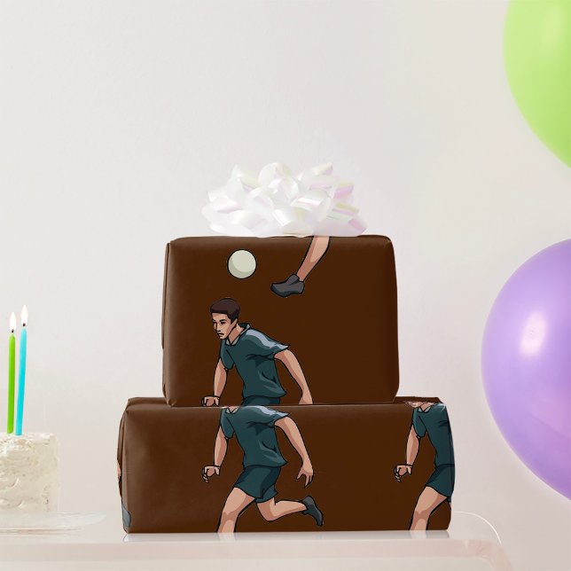 Fußballspieler Geschenkpapier (Von Creator hochgeladen)