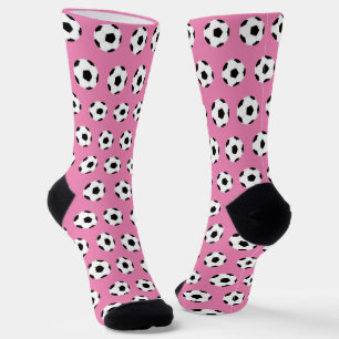 Fußballspieler Girly Pink Football Socken