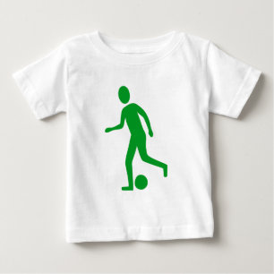 Fußballspieler - Gras Grün Baby T-shirt
