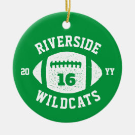 Fußballspieler Grünteam Foto Urlaub Keramik Ornament