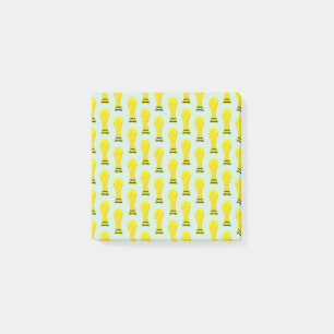 Fußballspieler Ich gebe dem Fußball mein ganzes Post-it Klebezettel