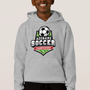 Fußballspieler individuell anpassen ADD TEXT Unive Hoodie