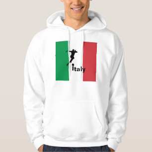 Fußballspieler, Italien, anpassbar Hoodie