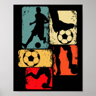 Fußballspieler Jungen Kinder Jugend Männer _1 Poster
