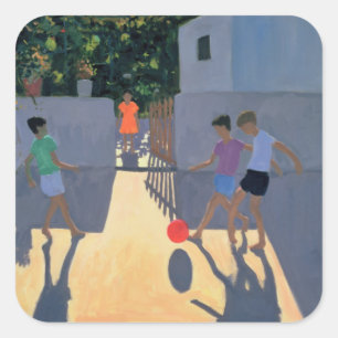 Fußballspieler Kos 1993 Quadratischer Aufkleber