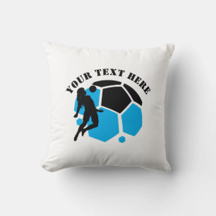 Fußballspieler Mädchen, Geburtstagsgeschenk, Team  Kissen