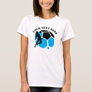 Fußballspieler Mädchen, Geburtstagsgeschenk, Team T-Shirt