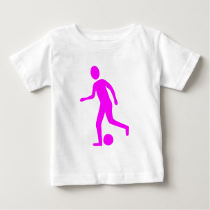 Fußballspieler - Magenta Baby T-shirt