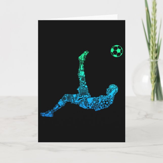 Fußballspieler Männer  Karte (Vorderseite)