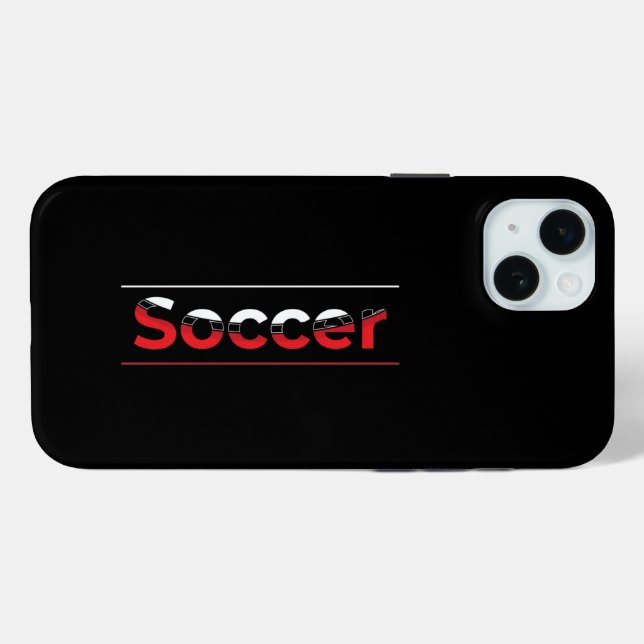 Fußballspieler - Minimalistisch Art Geometric Arch Case-Mate iPhone Hülle (Rückseite (Horizontal))