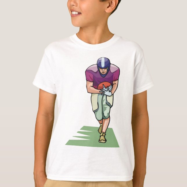 Fußballspieler mit Ballspiel T-Shirt (Vorderseite)