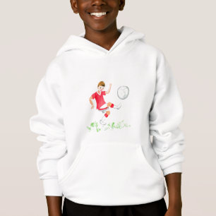 "Fußballspieler-" mit Kapuze KinderSweatshirt Hoodie