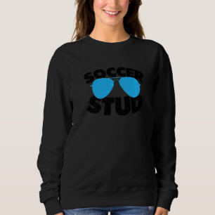 Fußballspieler mit Sonnenbrille Sweatshirt